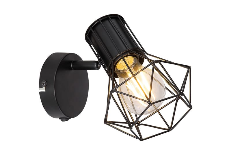 Priska Væglampe Sort - Globo Lighting - Belysning - Lamper & indendørsbelysning - Væglampe