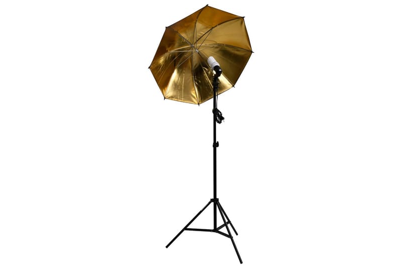 fotostudieudstyr med lamper, paraplyer, baggrund & reflektor - Belysning - Glødepærer & lyskilder - Arbejdsbelysning - Fotobelysning & studiebelysning