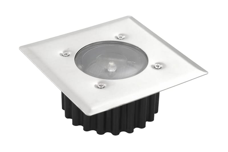 6 X Soldrevet Jordspotlys - Sølv - Belysning - Udendørs lamper & belysning