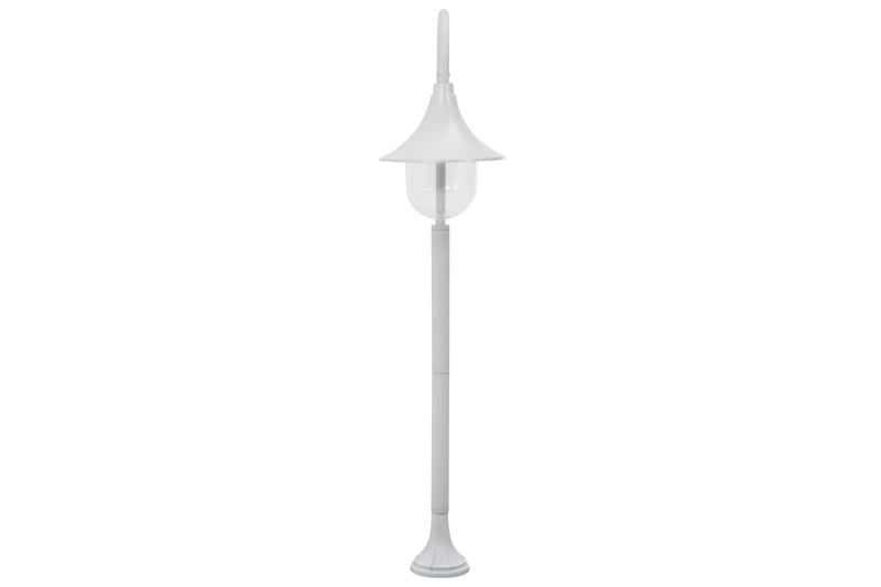 Havestolpelampe E27 120 Cm Aluminium Hvid - Hvid - Belysning - Udendørs lamper & belysning - Søjlelampe & standerlampe