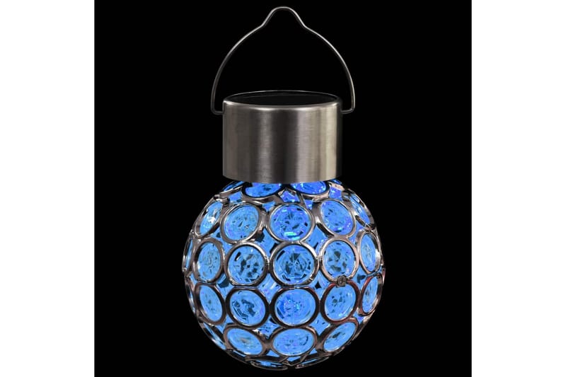 Hængende Solcellelamper 8 Stk. Led-Lys Rgb - Hvid - Belysning - Udendørs lamper & belysning - Solcellelamper