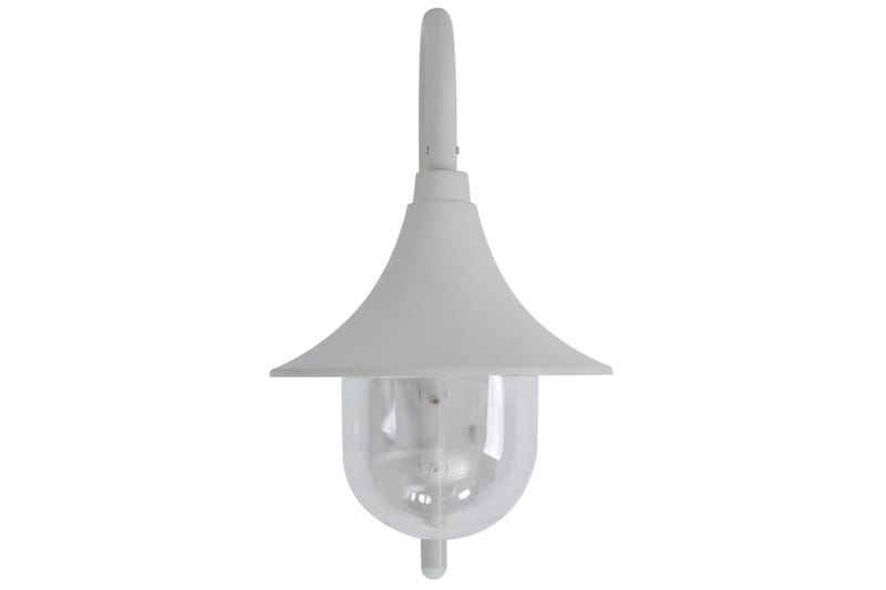 Havevæglampe E27 42 Cm Aluminium Hvid - Hvid - Belysning - Udendørs lamper & belysning - Væglampe udendørs