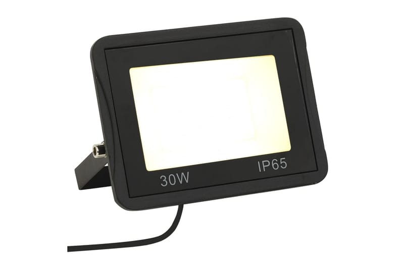 LED-projektør 30 W varmt hvidt lys - Sort - Belysning - Udendørs lamper & belysning - Projektører