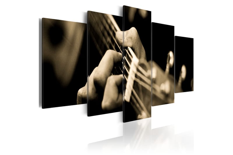 Billede Klassisk Gitar 100x50 - Artgeist sp. z o. o. - Boligtilbehør - Billeder & kunst - Billeder på lærred