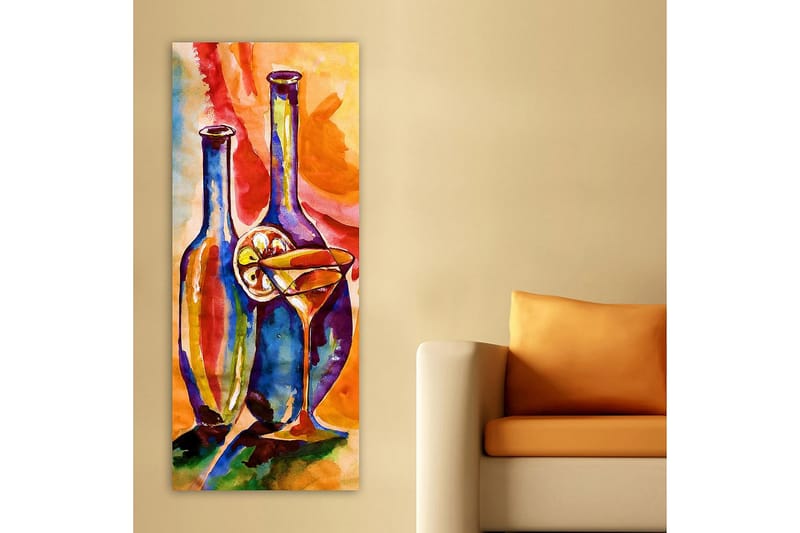 Canvasbillede DKY Abstract & Fractals Flerfarvet - 50x120 cm - Boligtilbehør - Billeder & kunst - Billeder på lærred