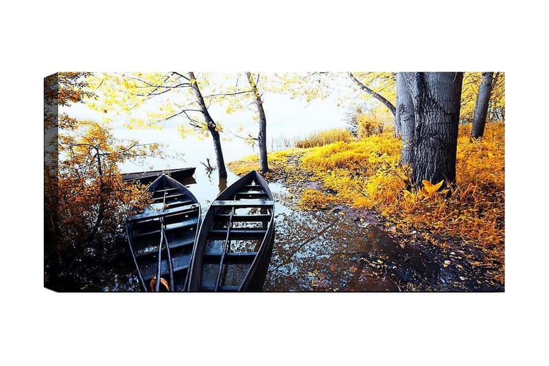 Canvasbillede YTY Landscape & Nature Flerfarvet - 120x50 cm - Boligtilbehør - Billeder & kunst - Posters & plakater