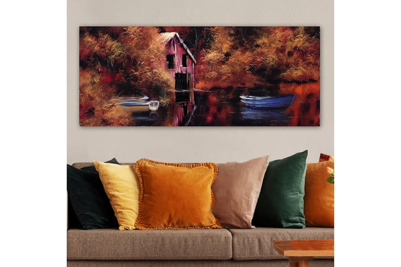 Canvasbillede YTY Landscape & Nature Flerfarvet - 120x50 cm - Boligtilbehør - Billeder & kunst - Billeder på lærred
