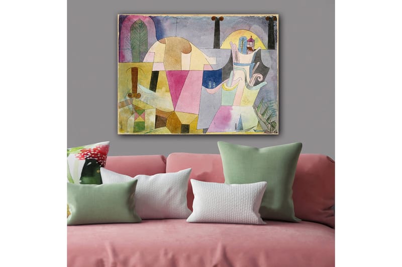 Dekorativ Canvasbillede 70x100 cm - Flerfarvet - Boligtilbehør - Billeder & kunst - Billeder på lærred