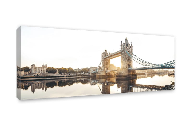 London Tower Bridge Billede 60x150 cm - Multifarvet - Tekstiler - Tæpper - Store tæpper