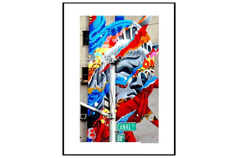 Mulberry St New York Foto Flerfarvet - 30x40 cm - Boligtilbehør - Billeder & kunst - Posters & plakater