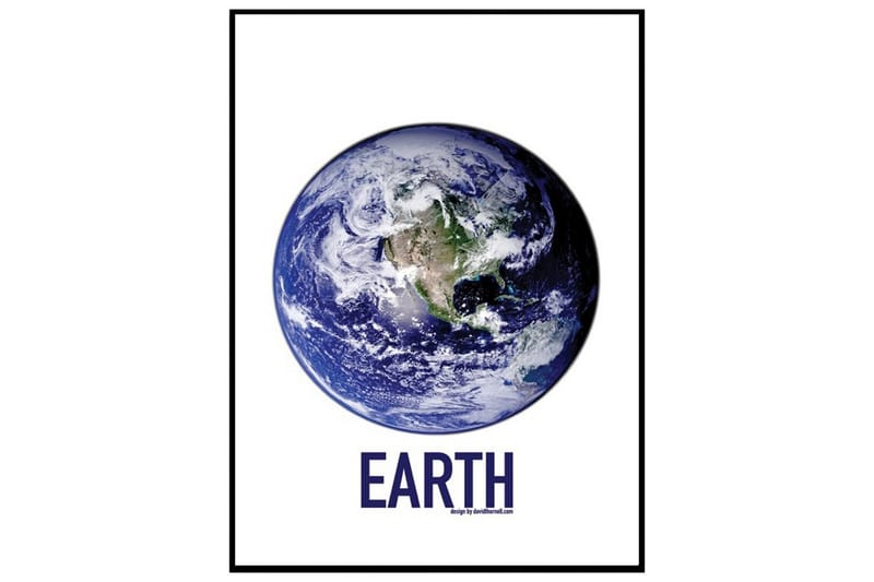 Poster Earth - Findes i flere størrelser - Boligtilbehør - Billeder & kunst - Posters & plakater