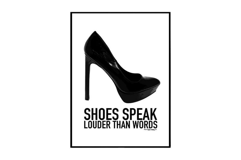 Poster Shoes speak
