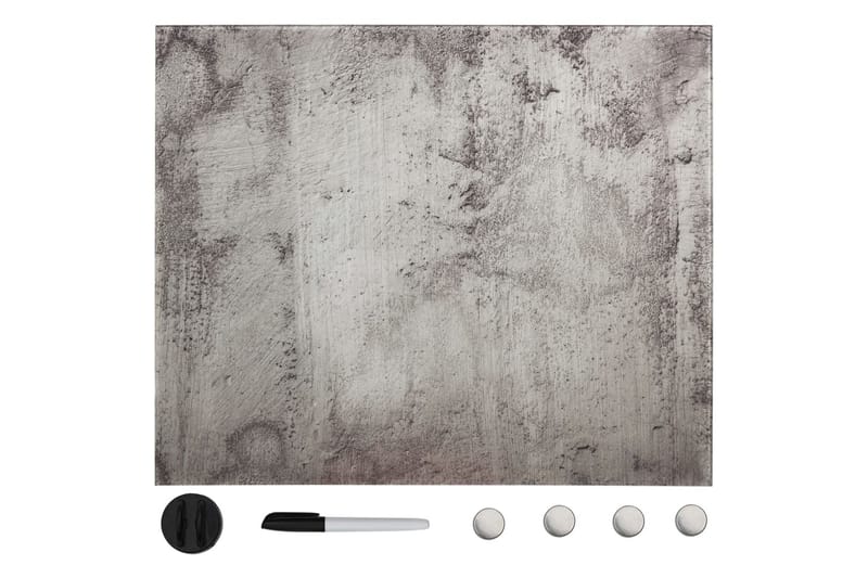 Vægmonteret Magnetisk Tavle 40X40 cm Glas - Boligtilbehør - Billeder & kunst - Presentationstavle & tegnetavle - Whiteboards tavler