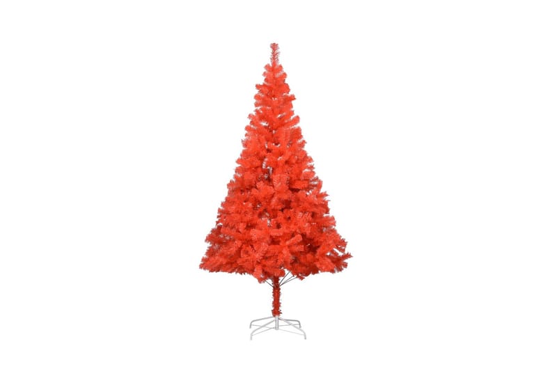 Kunstigt Juletræ Med Fod 213 cm Pvc Rød - Boligtilbehør - Dekoration - Juelpynt og juledekoration