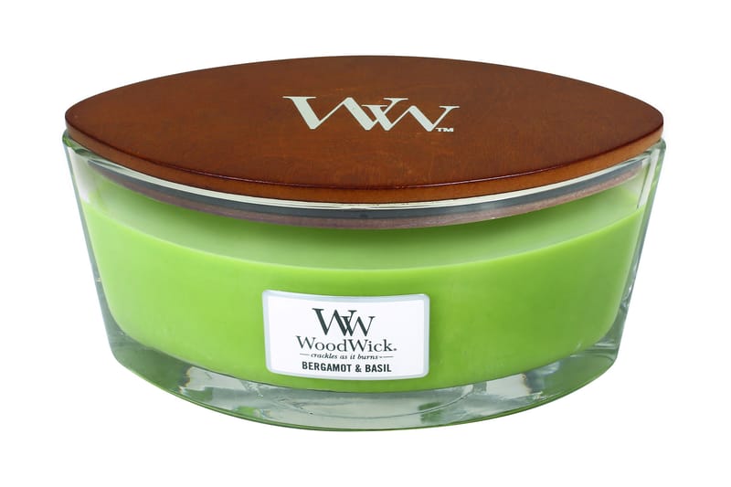 WoodWick Ellipse - Bergamot & Basil - Boligtilbehør - Dekoration - Duftlys & rumdufte