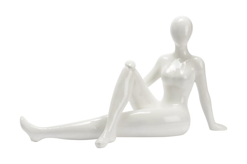 Briamarie Figur 70x40 cm - Hvid - Boligtilbehør - Dekoration - Pynteting
