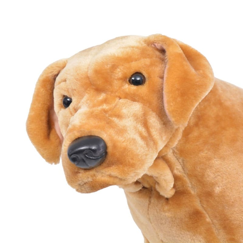 Stående Legetøjhund Plys Labrador Lysebrun Xxl - Brun - Boligtilbehør - Indretning børneværelse - Legetøj - Blødt legetøj & bamser