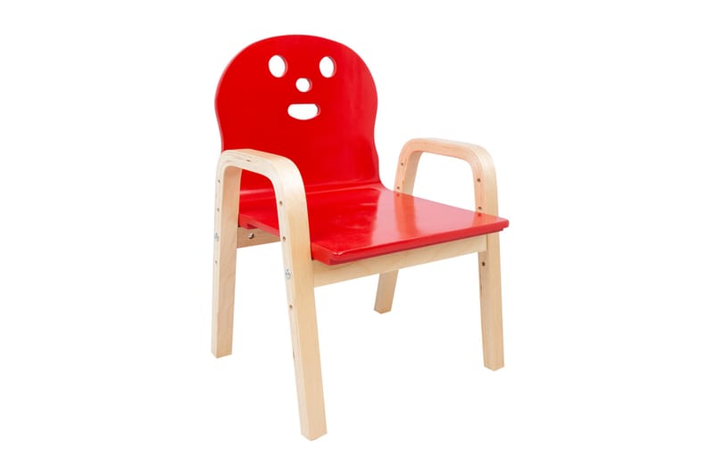 Happy Børnestol Rød - Boligtilbehør - Indretning børneværelse - Legetøjsmøbler - Legestol