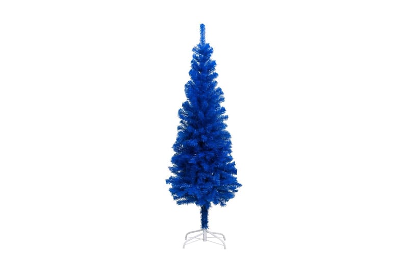 Kunstigt Juletræ Med Fod 150 cm Pvc Blå - Boligtilbehør - Julepynt & højtidsdekorationer - Juelpynt og juledekoration - Plastik juletræ