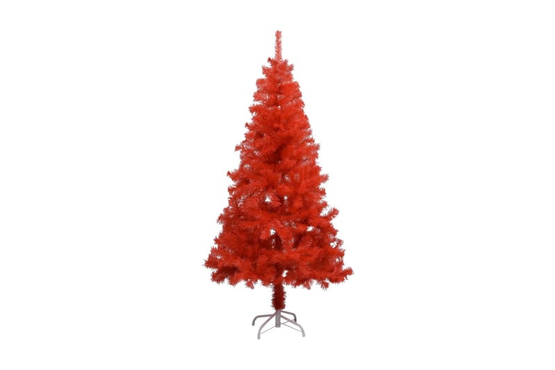 Kunstigt Juletræ Med Fod 150 cm Pvc Rød - Boligtilbehør - Julepynt & højtidsdekorationer - Juelpynt og juledekoration - Plastik juletræ