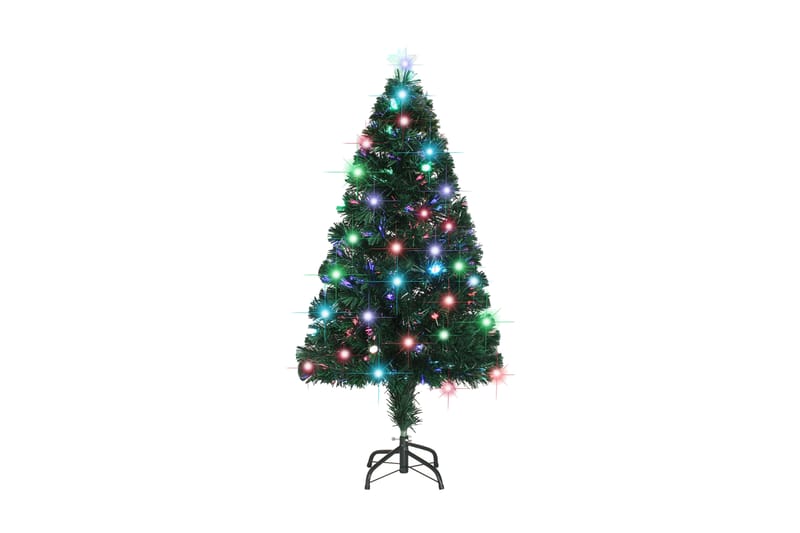 Kunstigt Juletræ Med Fod/Led 120 Cm 135 Grene - Grøn - Boligtilbehør - Julepynt & højtidsdekorationer - Juelpynt og juledekoration - Plastik juletræ