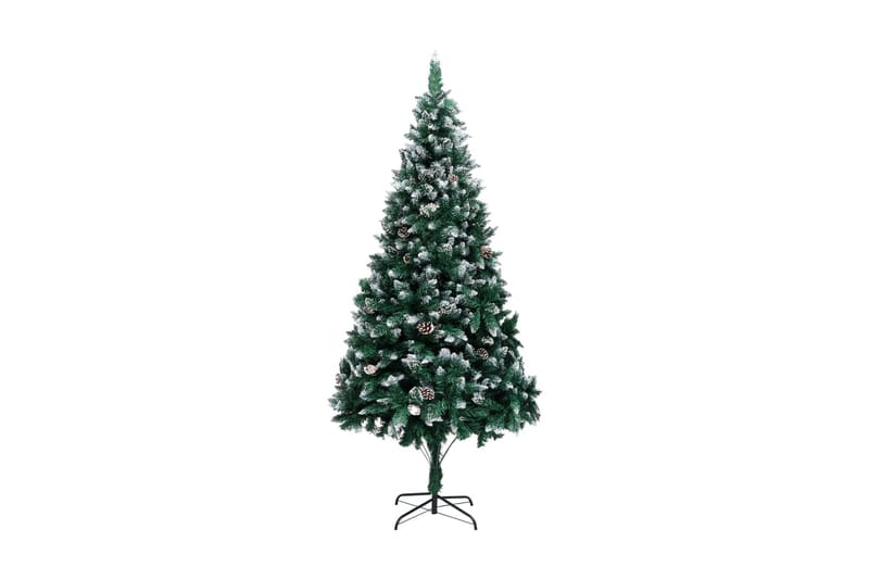 Kunstigt Juletræ Med Grankogler Og Hvid Sne 210 cm - Boligtilbehør - Julepynt & højtidsdekorationer - Juelpynt og juledekoration - Plastik juletræ
