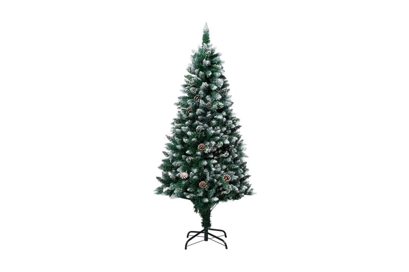 Kunstigt Juletræ Med Grankogler Og Hvidt Sne 150 cm - Boligtilbehør - Julepynt & højtidsdekorationer - Juelpynt og juledekoration - Plastik juletræ