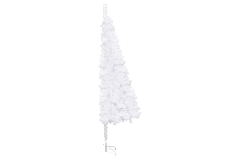 kunstigt juletræ til hjørne 150 cm PVC hvid - Hvid - Boligtilbehør - Julepynt & højtidsdekorationer - Juelpynt og juledekoration - Plastik juletræ