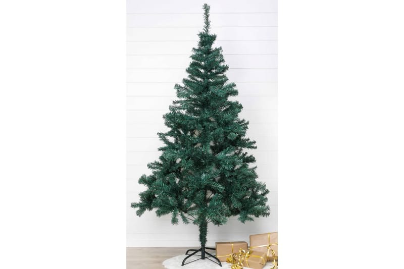 HI juletræ med metalfod 210 cm grøn - Boligtilbehør - Julepynt & højtidsdekorationer - Juelpynt og juledekoration
