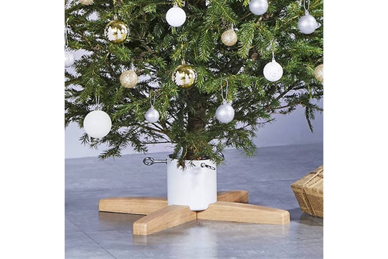 juletræsfod 55x55x15,5 cm - Sølv - Boligtilbehør - Julepynt & højtidsdekorationer - Juelpynt og juledekoration - Juletræsfod