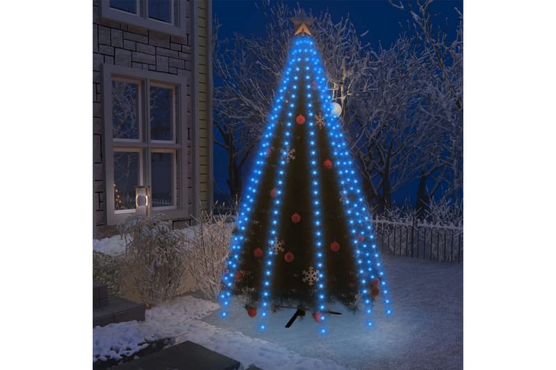 netlys til juletræ med 300 LED'er 300 cm blå - Blå - Boligtilbehør - Julepynt & højtidsdekorationer - Juelpynt og juledekoration - Juletræspynt