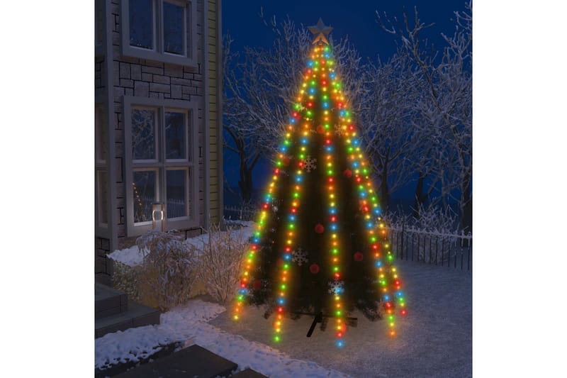 netlys til juletræ med 400 LED'er 400 cm flerfarvet - Flerfarvet - Boligtilbehør - Julepynt & højtidsdekorationer - Juelpynt og juledekoration - Juletræspynt
