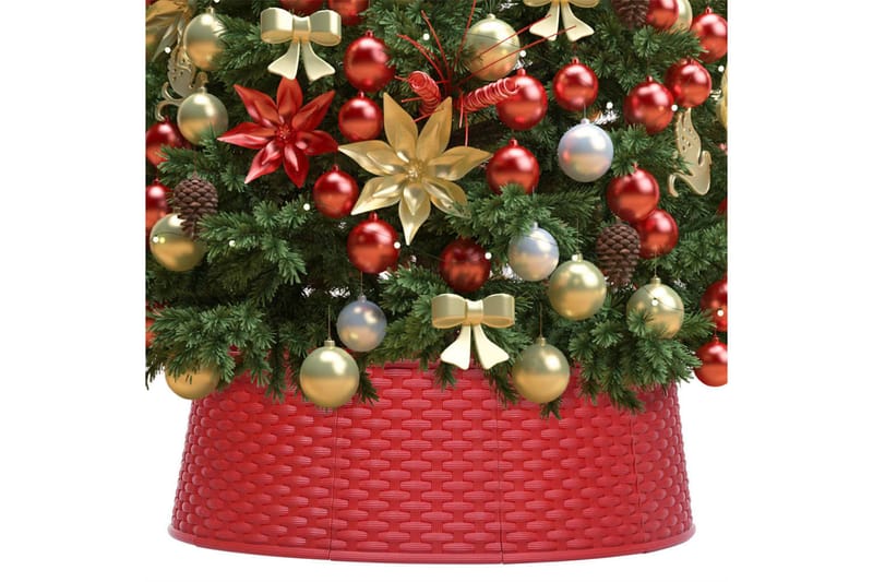 skjuler til juletræsfod 54x19,5 cm rød - Rød - Boligtilbehør - Julepynt & højtidsdekorationer - Juelpynt og juledekoration - Juletræspynt