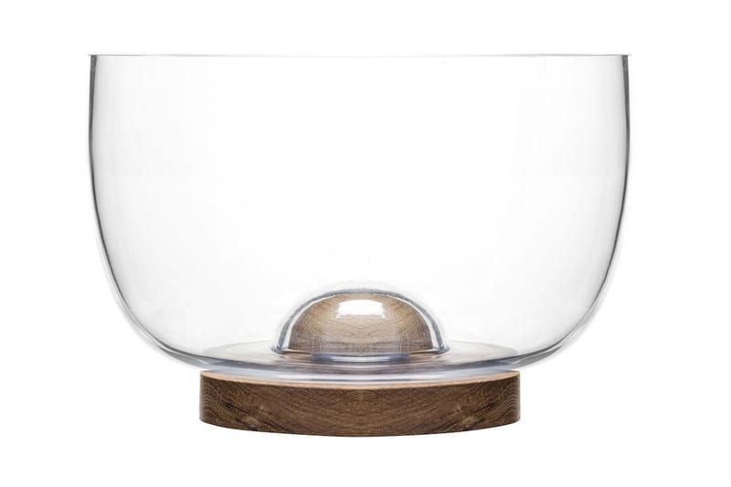 Oval oak Skål Glas - Sagaform - Boligtilbehør - Køkkenudstyr - Skåle & bageskåle