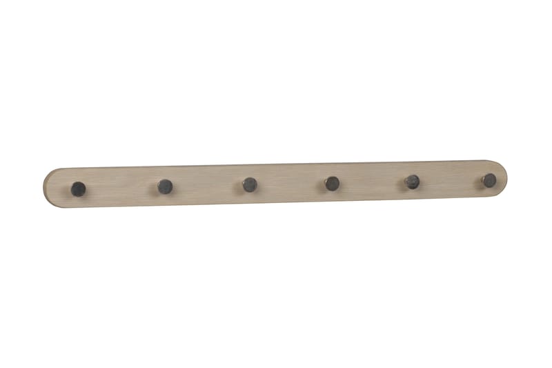 Sande Knagerække 65 cm - Hvidpigmenteret Eg/Metal - Boligtilbehør - Knagerække & tøjstativ - Knager