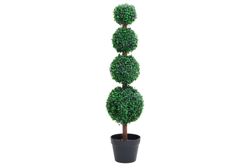 kunstig buksbom med krukke 90 cm kugleformet grøn - Grøn - Boligtilbehør - Kunstige planter