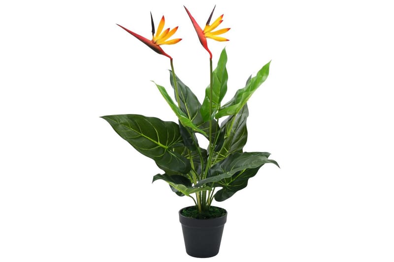Kunstig Strelitzia Reginae-Plante Paradisfugl 66 Cm - Grøn - Boligtilbehør - Kunstige planter