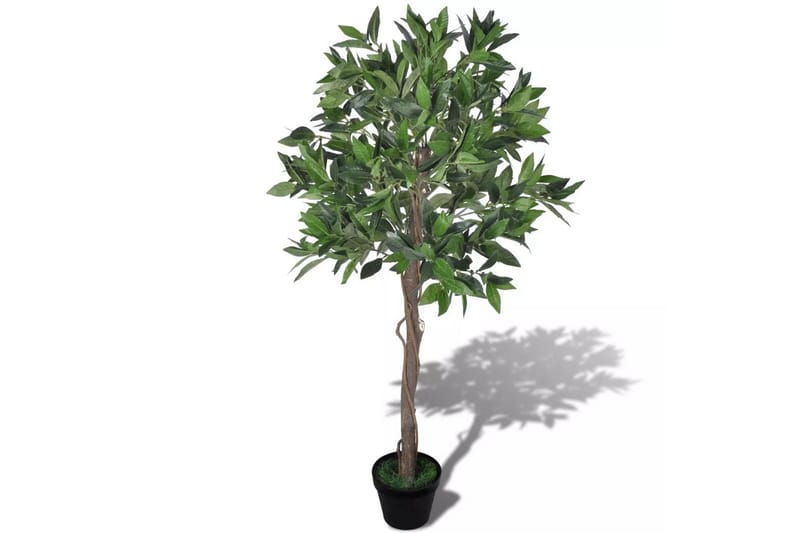 Kunstigt Lauerbærtræ Med Krukke 120 Cm - Grøn - Boligtilbehør - Kunstige planter