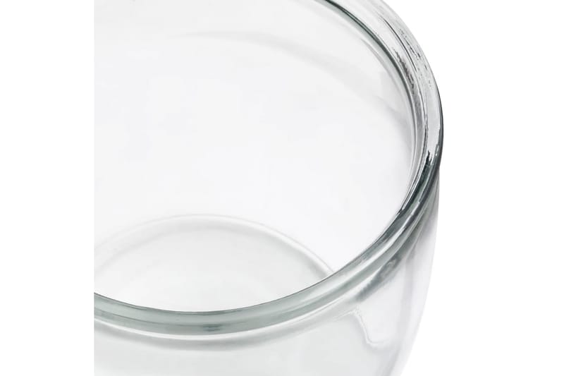opbevaringsglas med låg 2 stk. 8000 ml - gennemsigtig - Boligtilbehør - Kurve & kasser - Opbevaring til småting
