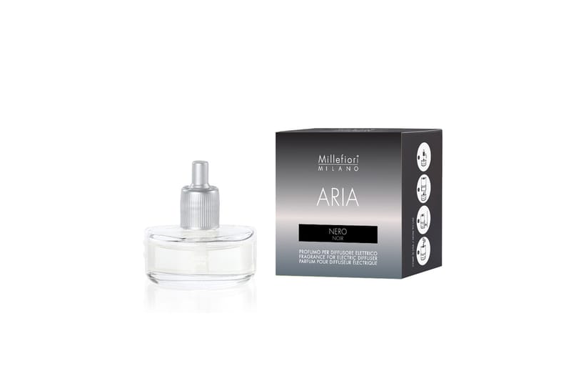 Aria Refill Electric Diffuser Aria Nero Aromalampe - Millefiori Milano - Boligtilbehør - Lys & dufte - Duft til hjemmet & luftfriskere - Aromalampe