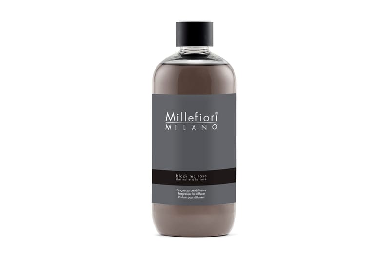 Natural Refill Stick Diffuser 500ml Black Tea Rose Duftpinde - Millefiori Milano - Boligtilbehør - Lys & dufte - Duft til hjemmet & luftfriskere - Duftpinde
