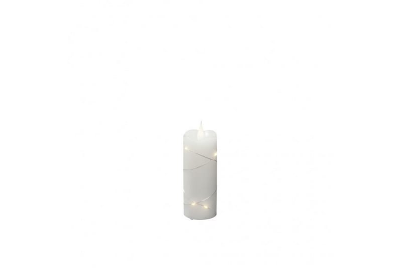 Vokslys 5x12,7 cm LED hvidt - Kunstsmede - Belysning - Lamper & indendørsbelysning - Dekorativ belysning - Batteridrevet lys