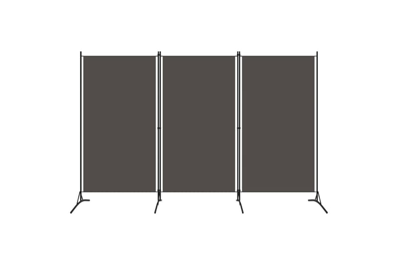 3-Panels Rumdeler 260 x 180 cm Antracitgrå - Boligtilbehør - Rumdelere - Skærmvæg