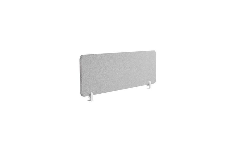 Afskræming til skrivebord 160x40 cm grå WALLY - Grå - Boligtilbehør - Rumdelere - Afskærmning skrivebord