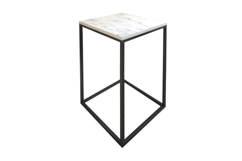 Falan sidebord 35 cm - Hvid / Sort - Boligtilbehør - Små møbler - Bakkebord & små borde