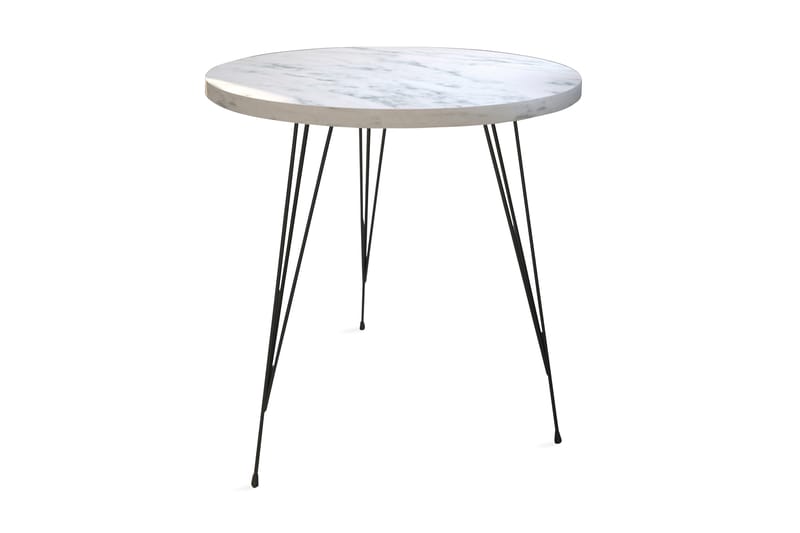 Falan sidebord 40 cm - Hvid / Sort - Boligtilbehør - Små møbler - Bakkebord & små borde