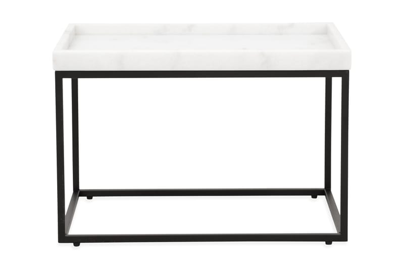 Kungshult Sidebord 60 cm - Hvid/Sort - Boligtilbehør - Små møbler - Bakkebord & små borde