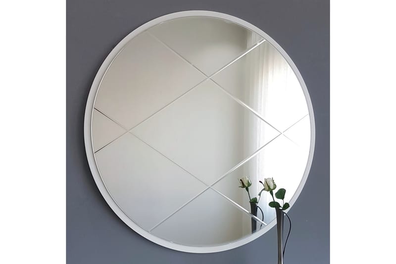 Delance Dekorationsspejl 60 cm - Sølv - Boligtilbehør - Spejle - Vægspejl