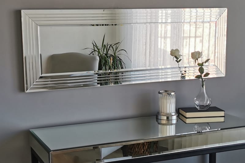 Foresee Dekorationsspejl 120 cm - Sølv - Boligtilbehør - Spejle - Vægspejl