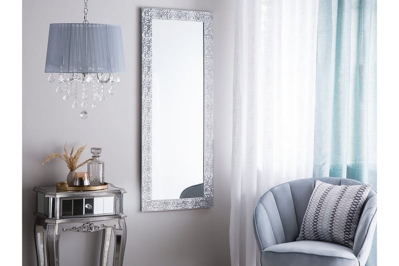 Marans spejl 50 cm - Sølv - Boligtilbehør - Spejle - Entréspejl